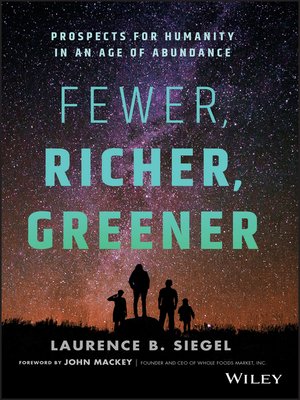cover image of Fewer, Richer, Greener